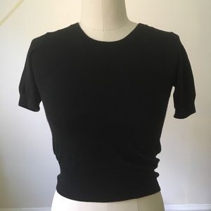 SHORT SLEEVE BANANA REPUBLIC BLACK TOP